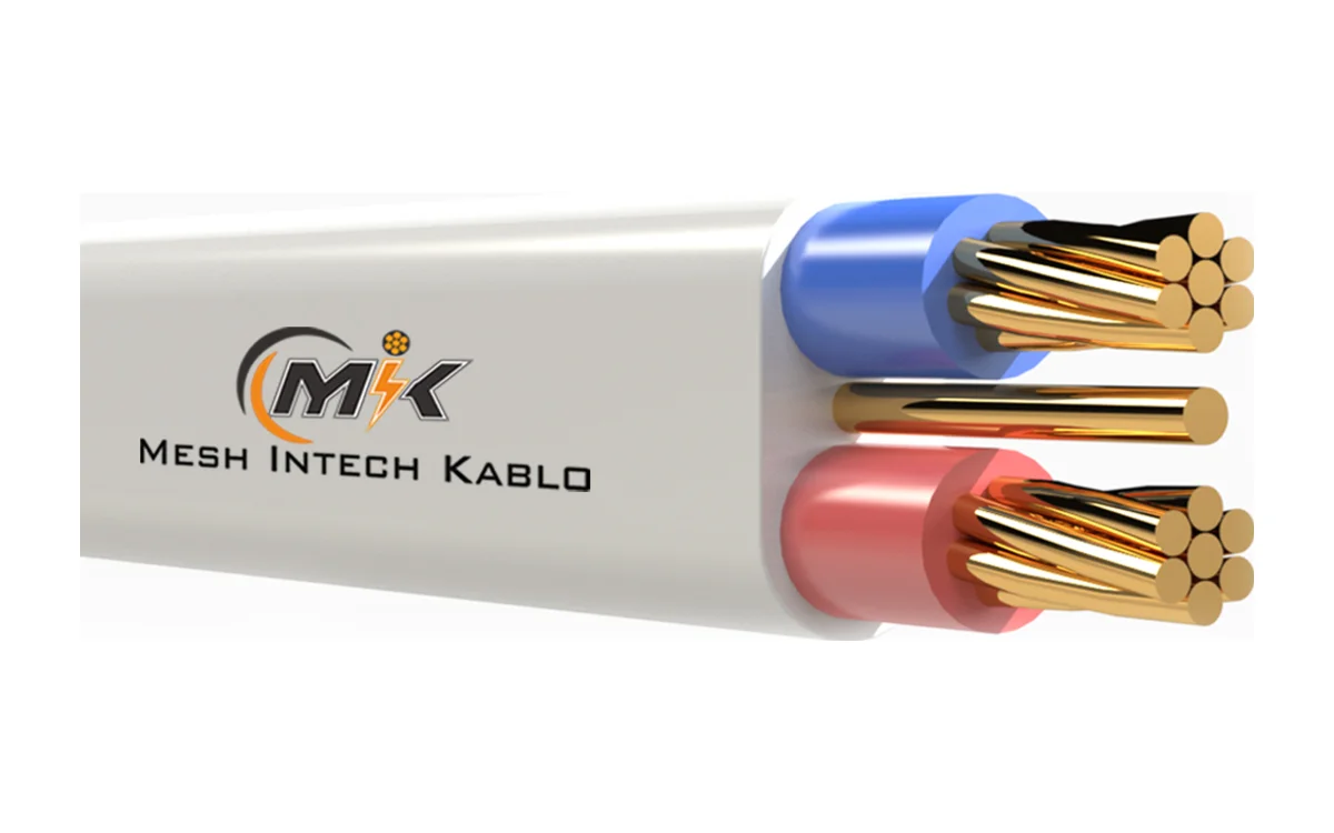 Mesh Intech Kablo 6242Y flat cable with bare circuit protective conductor